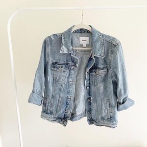Old Navy Distressed Denim Jacket